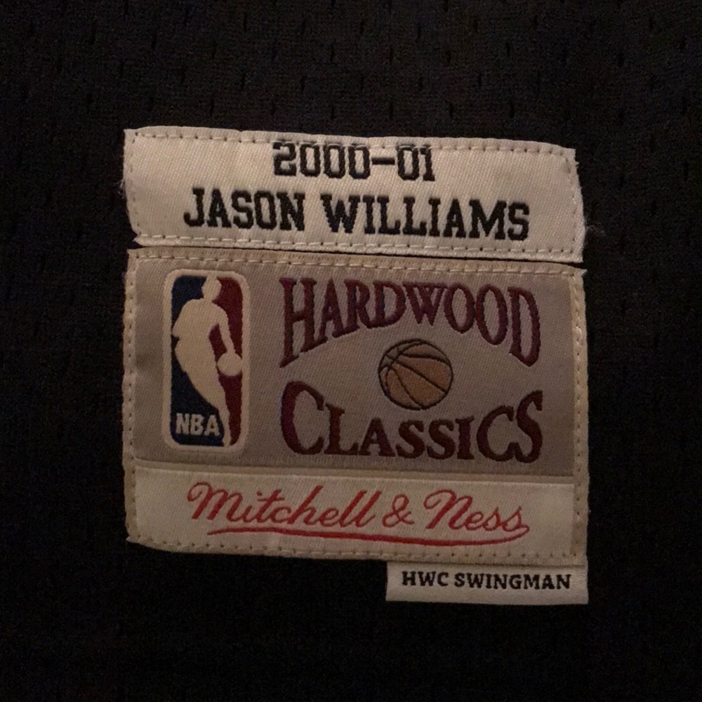 Brand new hardwood classic Jason Williams jersey